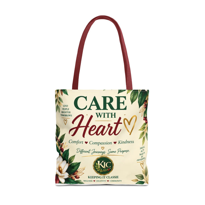 Care With Heart Tote Bag