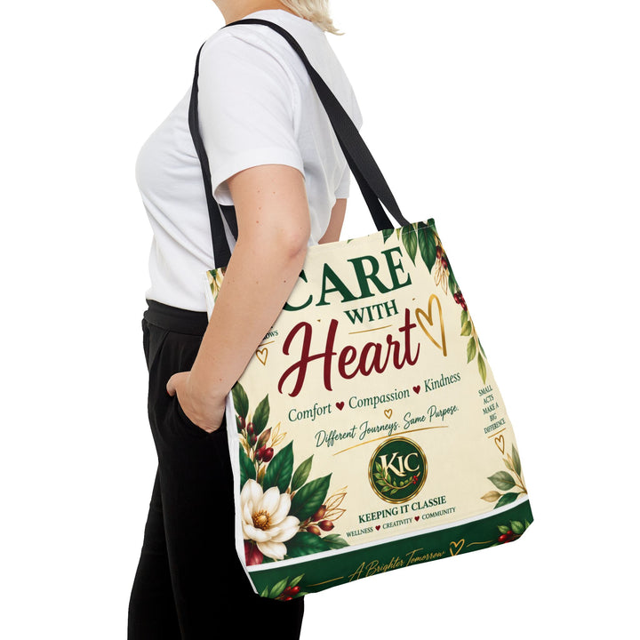 Care With Heart Tote Bag