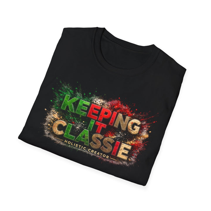 Keeping It Classie Graphic T-Shirt — Vintage Paint Splatter Logo