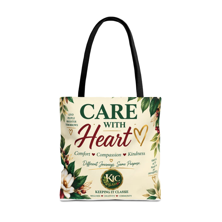 Care With Heart Tote Bag
