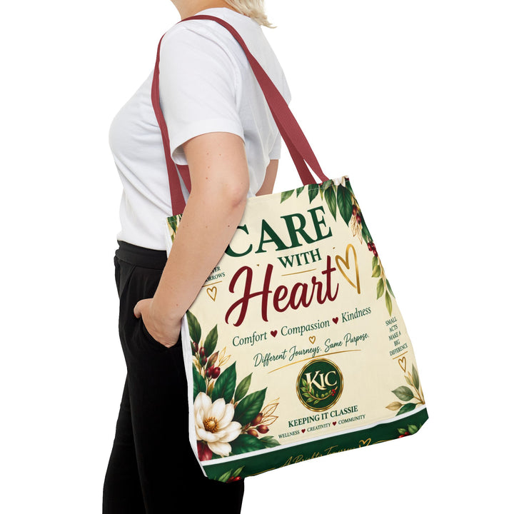 Care With Heart Tote Bag