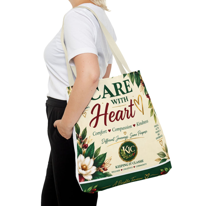 Care With Heart Tote Bag