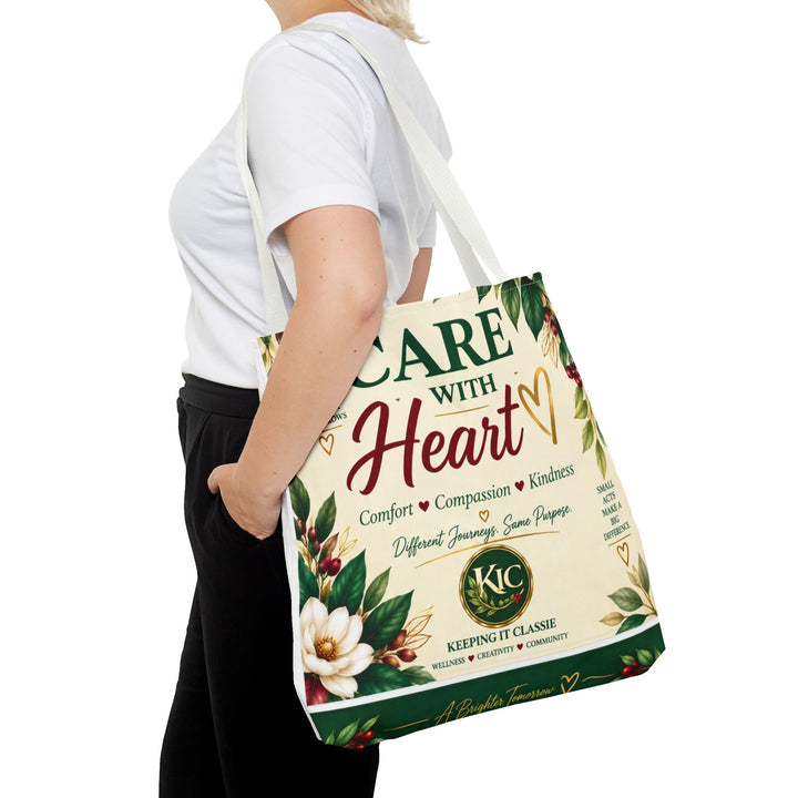Care With Heart Tote Bag