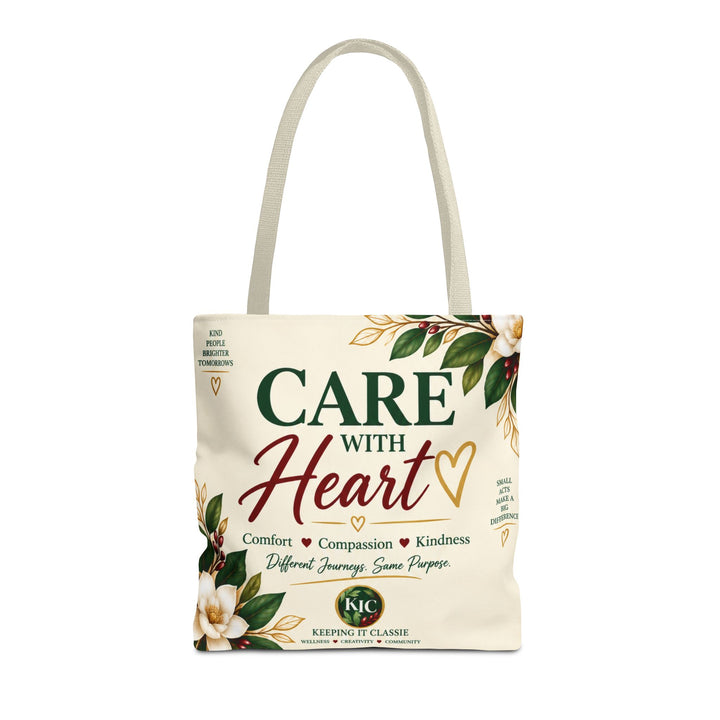 Care With Heart Tote Bag