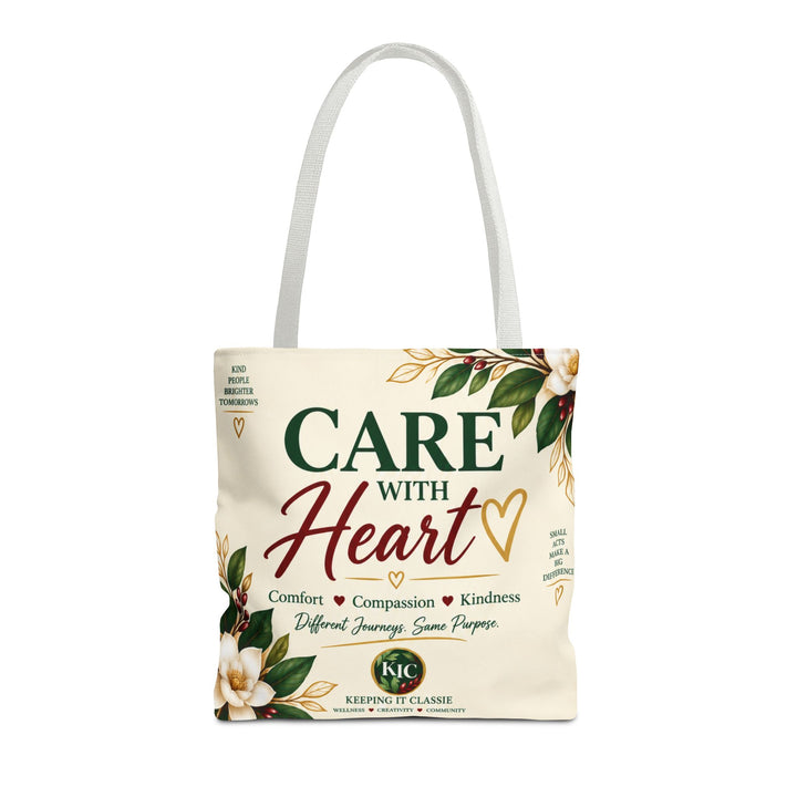 Care With Heart Tote Bag