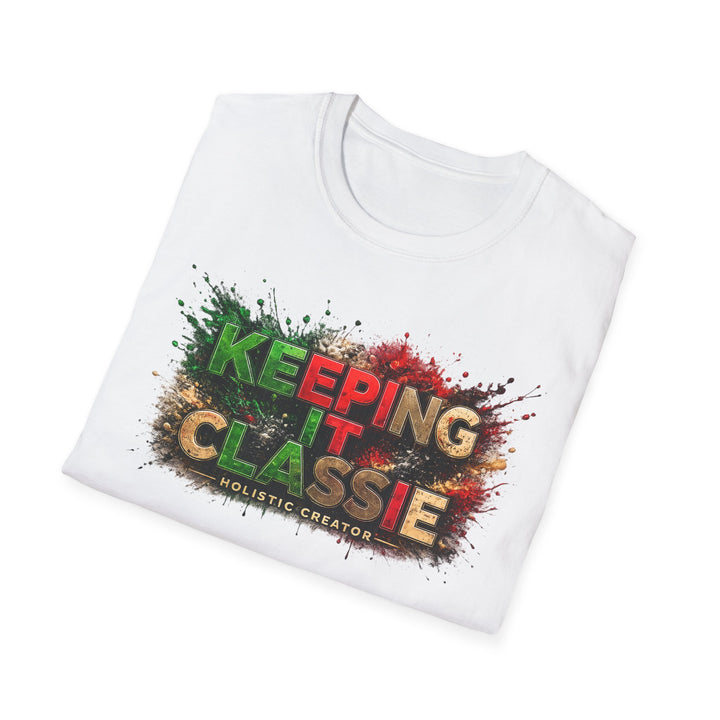 Keeping It Classie Graphic T-Shirt — Vintage Paint Splatter Logo