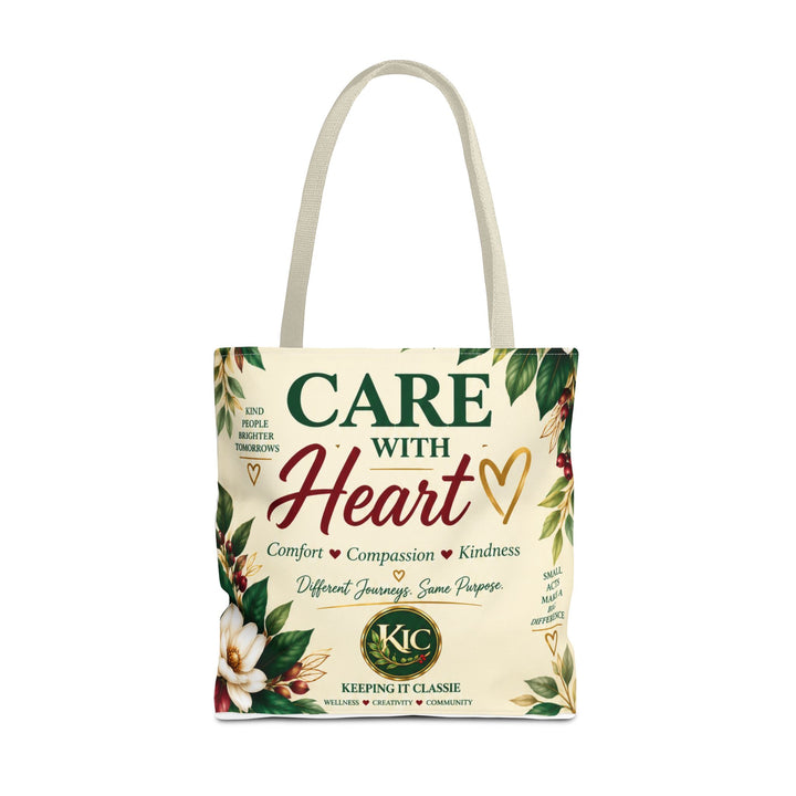 Care With Heart Tote Bag