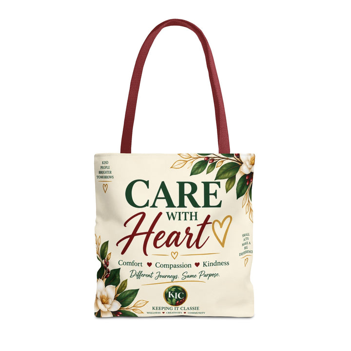 Care With Heart Tote Bag