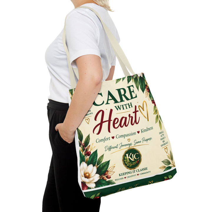 Care With Heart Tote Bag