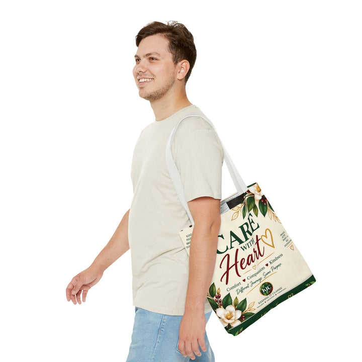 Care With Heart Tote Bag