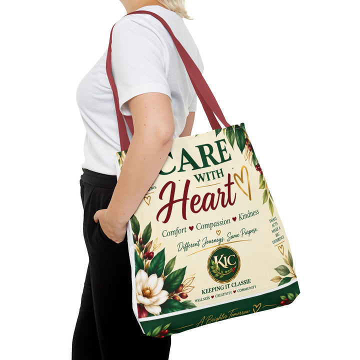 Care With Heart Tote Bag