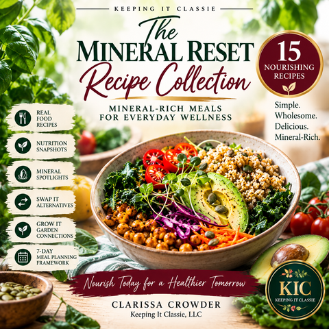 The Mineral Reset Recipe Collection: 15 Mineral Rich for Everyday Wellness